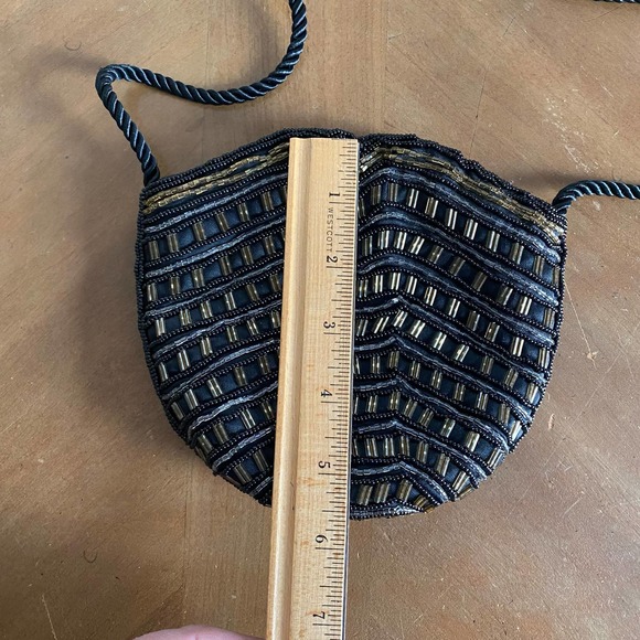 Vintage Genie Beaded Mini Shoulder Bag Hand Made Dynasty Style Golden Girls - Picture 6 of 9